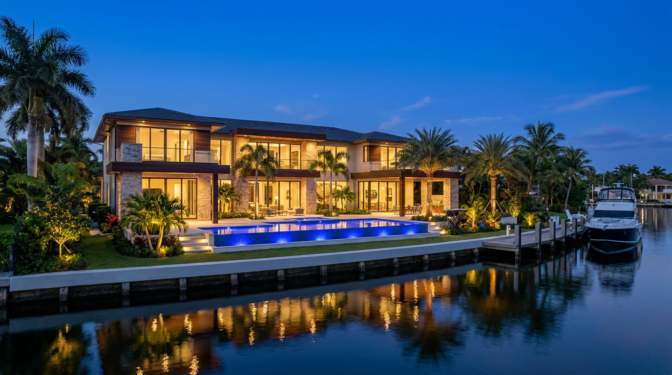 The Best Time of Day to Photograph a Boca Raton Property