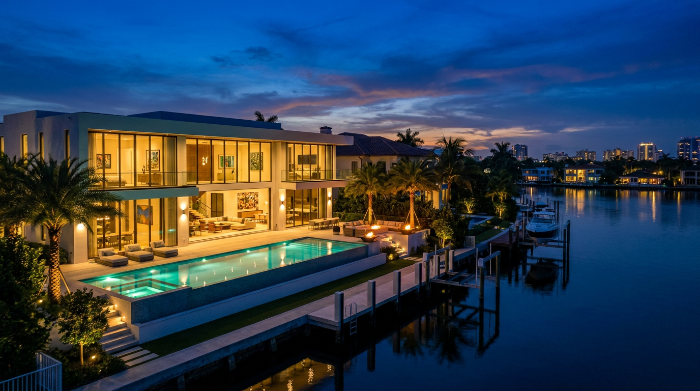 The Best Time of Day to Photograph a Sunny Isles Beach Property